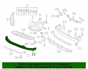 Front Bumper Lip Audi Q3 8U 16-18