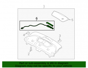Brake light Hyundai Sonata 11-15