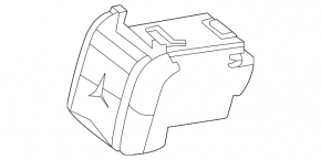 Kia K5 21-24 hazard warning light button