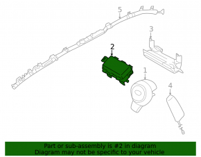 Airbag passenger in the dashboard Subaru Forester 19-24 SK