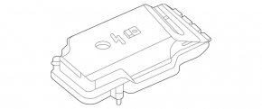 Cover of the fuse box under the hood Mercedes W167 GLE 350 450 20-23
