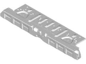 Ford Transit Connect MK2 13-25 Metal Cargo Floor (4 parts)