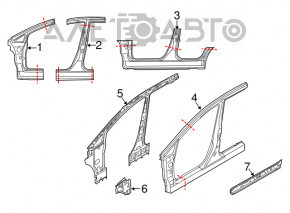 Front left quarter Mazda CX-7 06-09