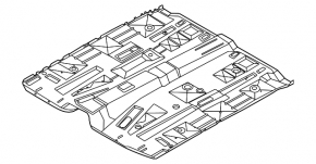 Nissan Murano 25-26 trunk trough