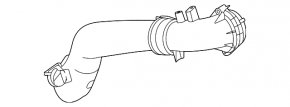 Air duct to the throttle valve BMW 5 G60 24-25 B58