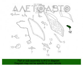 External tailgate handle Mercedes X164 GL
