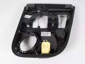 Door trim card rear left Jeep Compass 11-16 black with black insert plastic, armrest plastic, scratch