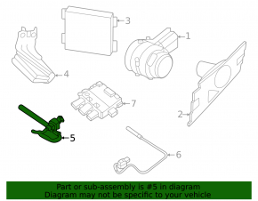 Nissan Ariya 23-25 lower foot trunk opening sensor wire