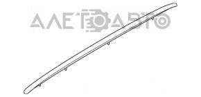 Roof rail right Mini Cooper Countryman R60 10-16 silver, scratches