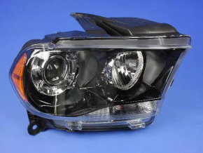 Headlight front right assembly Dodge Durango 11-13 xenon dark