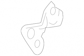 Left shock absorber bracket Lexus IS250 IS350 06-13 on the hood