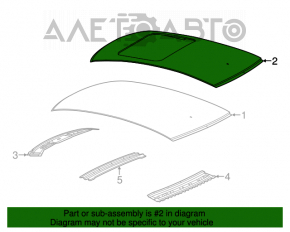 Metal roof for a 1920s Dodge Dart with a sunroof
