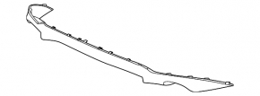 Acura Integra 23-25 rear bumper lip structure