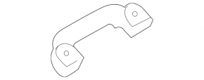 Front left ceiling handle for Kia Sportage 23-26, black