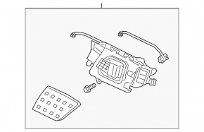 Hyundai Kona 19-21 EV Charging Port Assembly