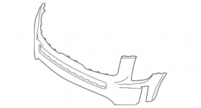 Kia Telluride 2020-22 front bumper without parking sensors
