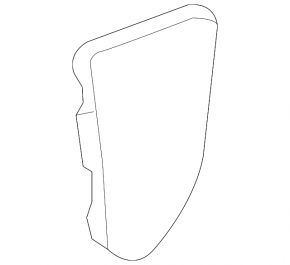 Side Mirror Cap Front Left Lexus RX350 RX450h 10-15