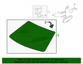 Windshield Audi A3 8V 16-19