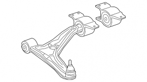 Lower front left control arm Mercedes A-class V177 19-22