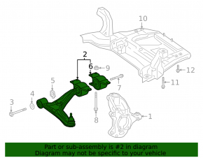 Lower front left control arm Mercedes A-class V177 19-22