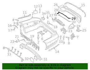 Mercedes W213 E 17-20 foot trunk opening sensor control unit black wire