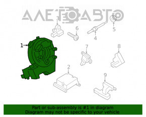 Ford Focus mk3 11-18 steering wheel cable broken chips