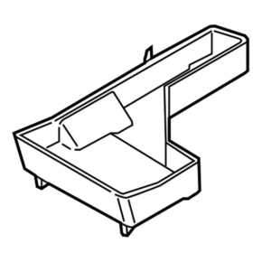 Trunk tray right Ford Edge 15 - foam, dented