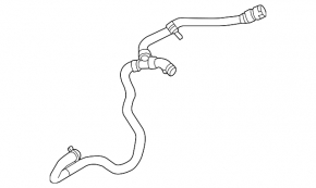Lower intercooler pipe for Land Rover Range Rover Evoque 12-18 2.0