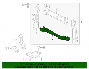 TV lower bar Honda HR-V 16-22