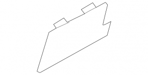 Front panel trim left VW Jetta 19- gray