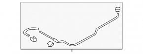 Cooling return pipe to the radiator tank of the Kia Sorento 21-25 HEV, PHEV