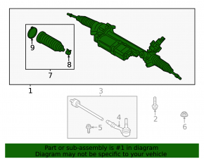 BMW X5 G05 24-26 Electric Steering Rack