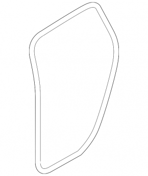 Door seal rear left Volvo XC60 18-23