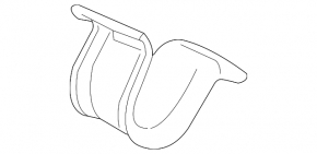 Rear stabilizer mounting bracket left BMW X5 E70 07-13