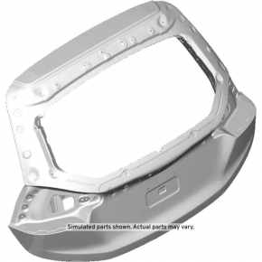 Naked tailgate with glass Chevrolet Bolt 17-21