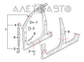 Front right quarter Audi Q7 16-