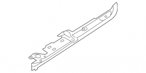 Left hood seal BMW i4 22-26