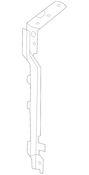 Infiniti JX35 QX60 13-20 Hood Lock Plate