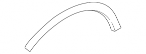 Front right fender arch trim for Nissan Kicks 18-20 pre-restyling
