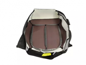 Jeep Grand Cherokee WL 23-26 driver's seat cushion upholstery, black leather, heated
