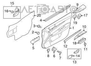 Subaru Outback 10-14 Door Lock Control Button