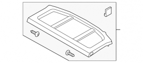 Hyundai Kona 18-23 Trunk Shelf