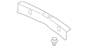 Trunk opening trim Subaru Impreza 5d 17-23