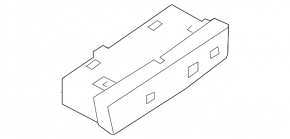 Upper front panel button block Mazda 3 19 - for front camera, parking sensors and BSM
