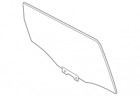 Ford Escape MK3 13-19 rear left door glass factory tinted