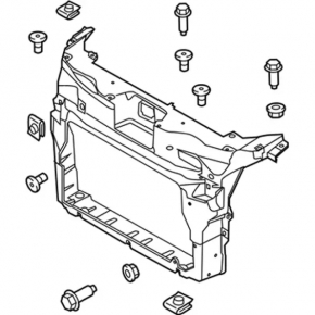 Ford Explorer 2016-2019 2.3T, 3.5T radiator panel