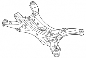 Rear subframe Mazda 6 13-17