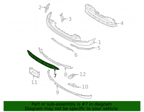 Ford F-150 22-25 EV Front Bumper Lower Grille