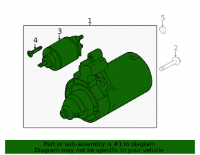 Starter for the Audi A4 allroad 17-25 2.0