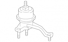 Engine mount right Toyota Camry v40 2.4, hybrid rusty